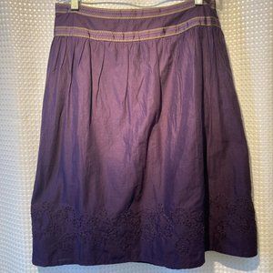 Esprit Purple Skirt with Beaded Accents - NWT